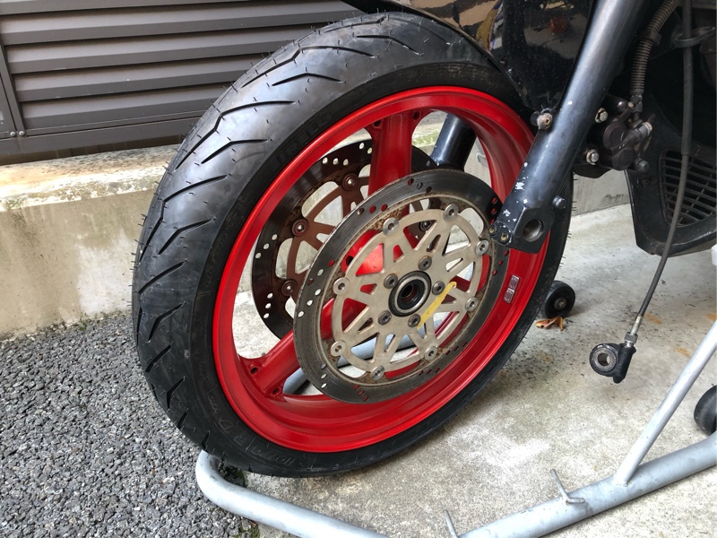 s GS400 リアホイール 18インチ 赤 s GS400 リアホイール 18インチ 赤