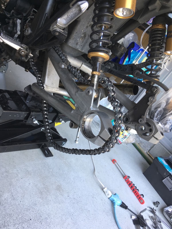 スイングアーム交換（カワサキ ZRX400）by so555777 - みんカラ