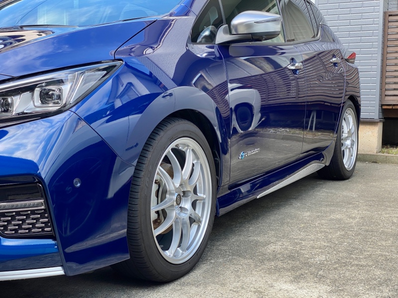 日産リーフZE1 ニスモ ノーマルサスペンションキット 新車取外し