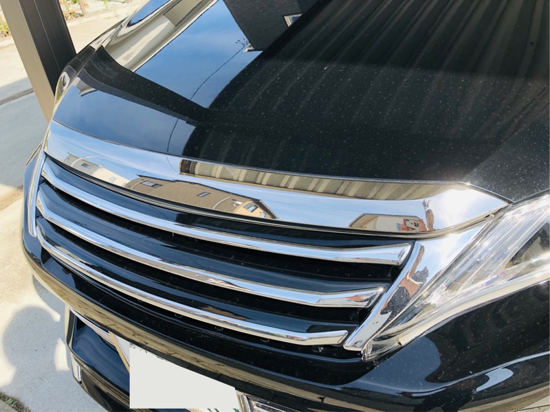 ボンネットフードモール交換（トヨタ ハリアーハイブリッド・U60系）by