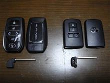 純正4ボタン スマートキーを30系アルファード用へ交換（トヨタ