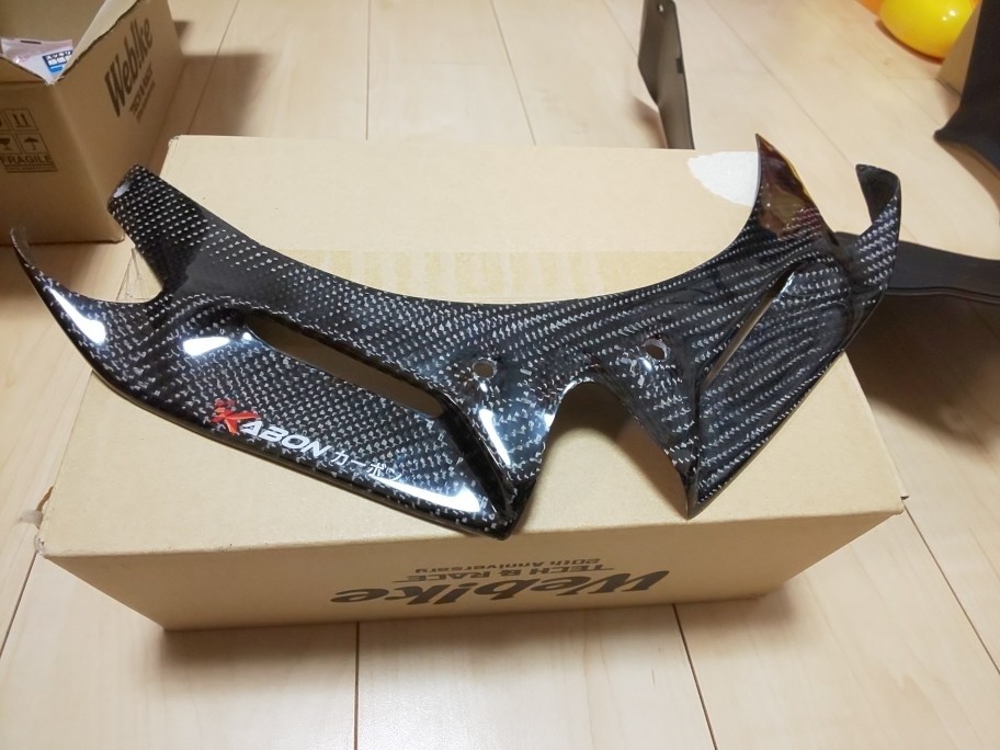KABON カーボンウイングレット（カワサキ Ninja ZX-25R）by おず@zx25r