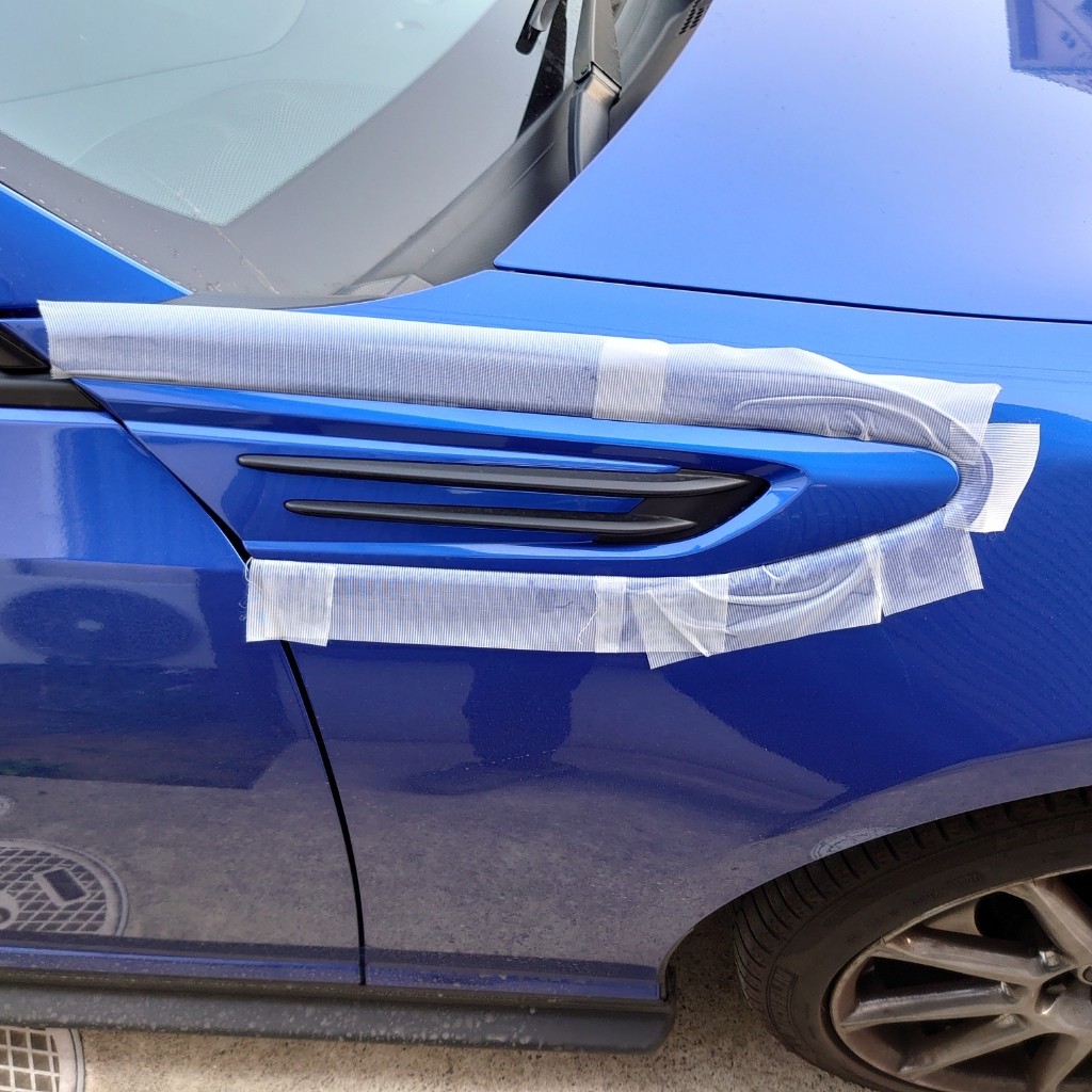 TRD カラードフェンダーフィン取り付け（スバル BRZ・ZC）by @たかP