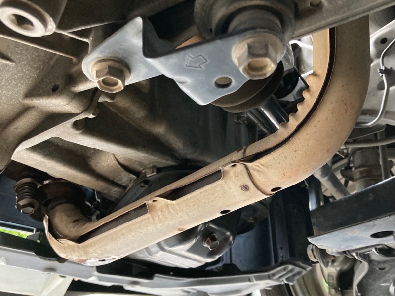 フロントパイプ交換（日産 マーチ・K12）by こがねん - みんカラ