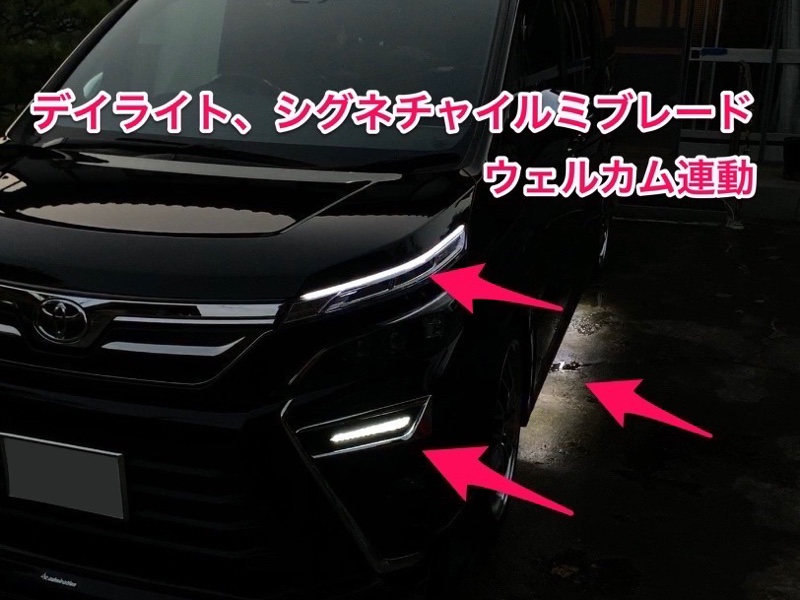 デイライト、シグネチャイルミブレードのウェルカム連動（トヨタ