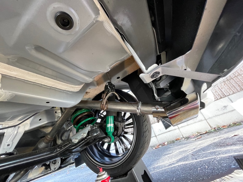 マフラーカッター取り付け 暫定1→暫定2→ニコイチ（トヨタ ルーミー