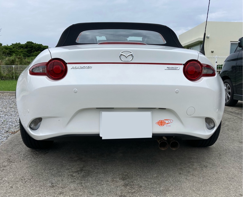 純正バックカメラ取付（マツダ ロードスター・ND）by (^_^)v Pテール