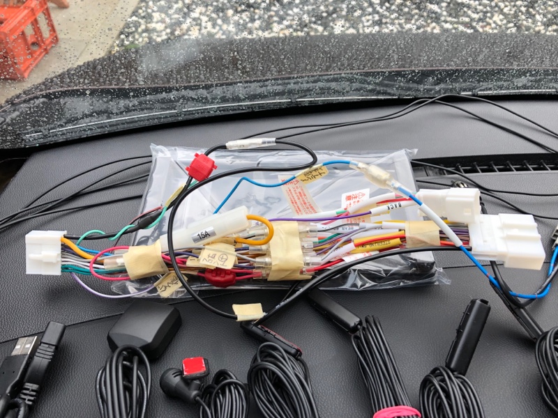 カーナビ取り付け1（三菱 eKスペースカスタム・B11A）by Cocodaddy