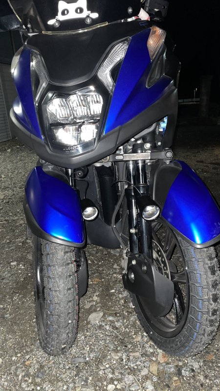 ハンドル連動フォグランプ取付け（ヤマハ トリシティ155）by ぢろう(裏