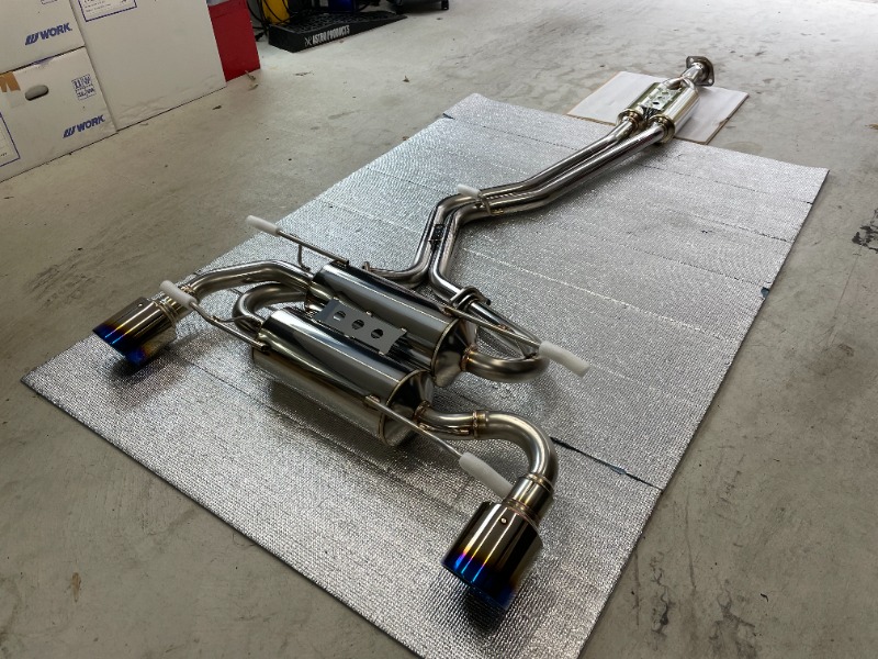 柿本・改 ClassKR デュアルセンターパイプ付 チタンフェイステール交換