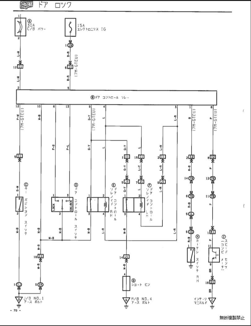 20 ソアラ 社外 キーレス 取り付け（トヨタ ソアラ・Z20系）by 拓ボン