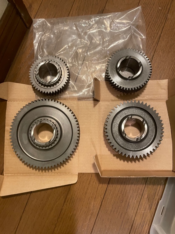 6.5ダウンギア組み込み その2 ギヤ組み替え（スズキ ジムニー・JA11