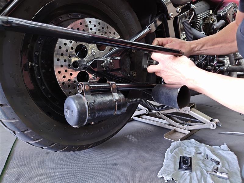 リアブレーキマスター オーバーホール（ハーレーダビッドソン FXST）by