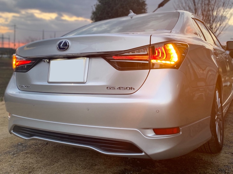 後期テールライト取り付け（レクサス GSハイブリッド・AWL10系/GWL10系