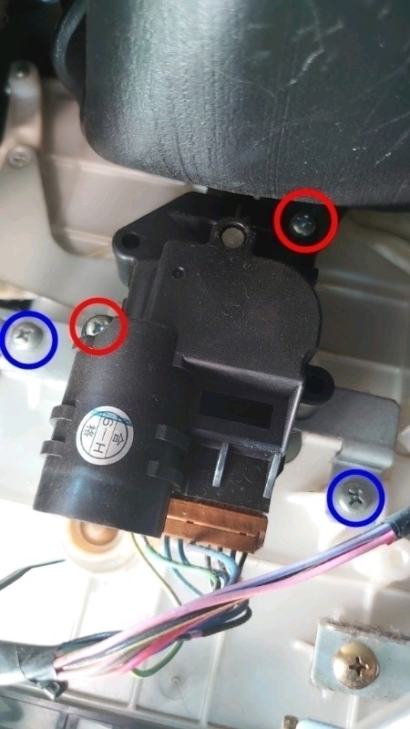 モードドアアクチュエーター修理（日産 シルビア・S14）by GUNZE