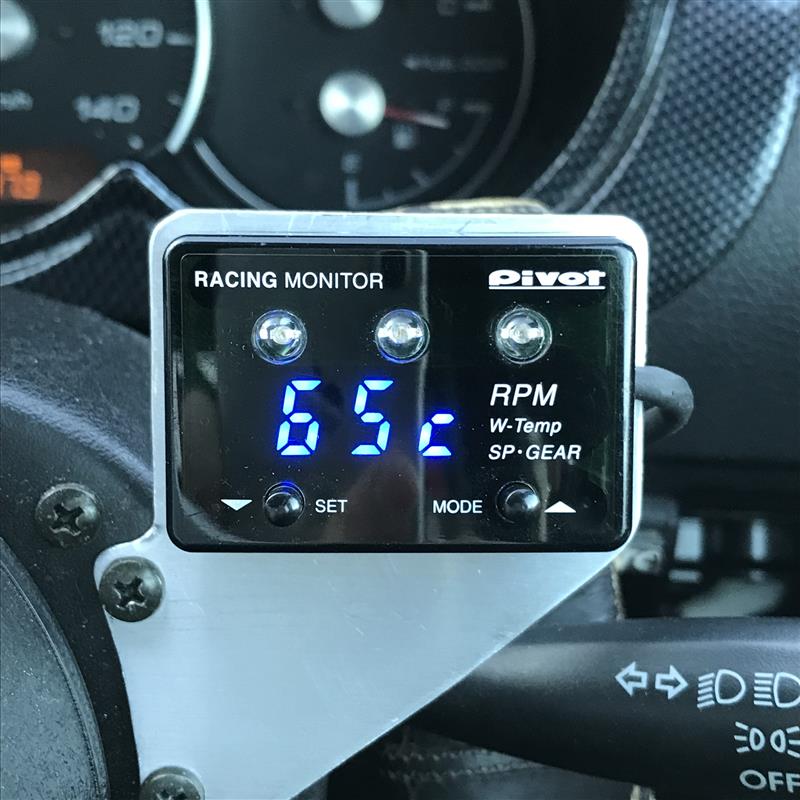 pivot RACING MONITOR（RM-07L） 取り付け（ダイハツ コペン・L880K