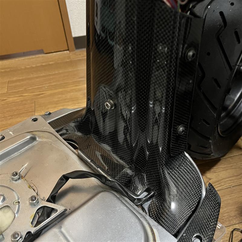 カーボンネックカバーの取付（ホンダ ズーマー）by lexlex5 - みんカラ