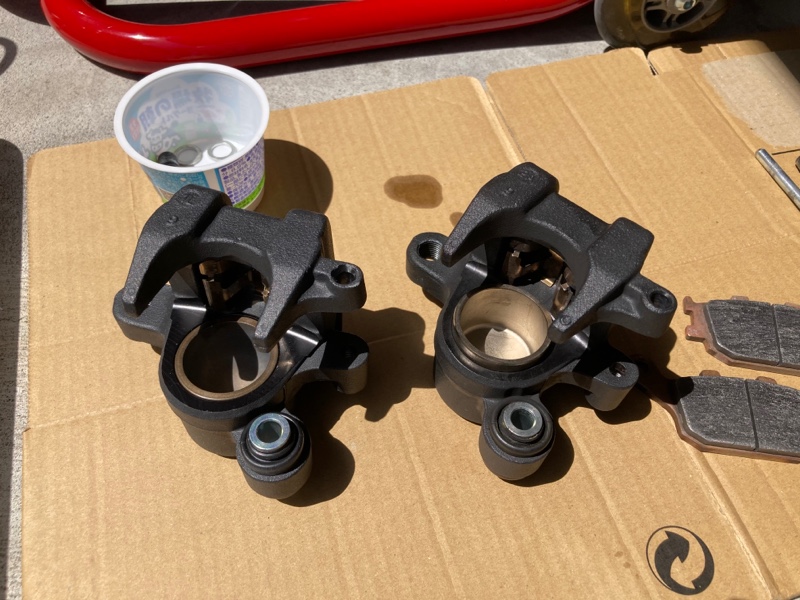 ホンダ純正 カシマコートピストン リアキャリパー装着 7,388km