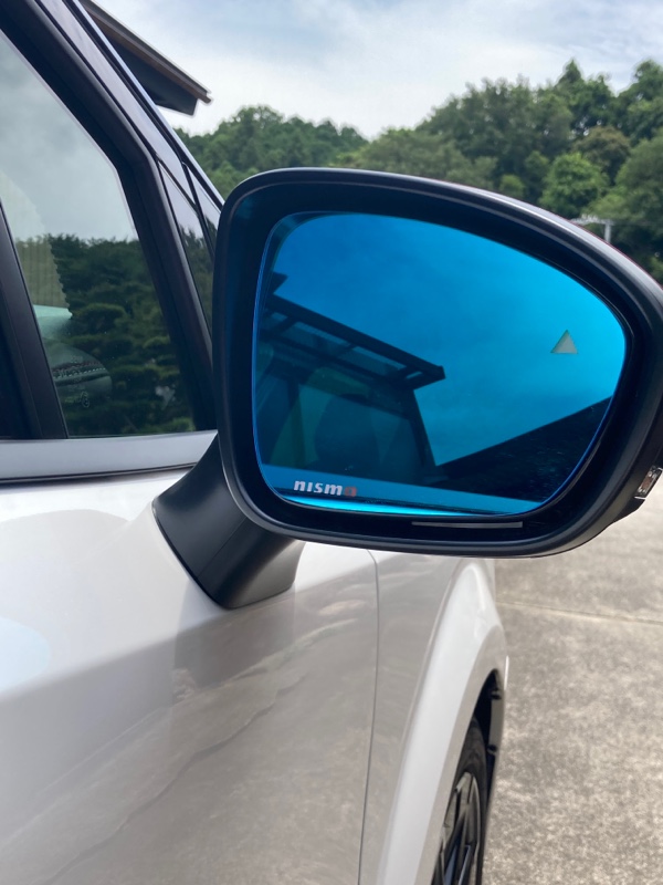 ニスモ マルチファンクションブルーミラーロゴ部分カラー入れ（日産