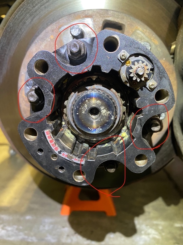 パワーロッキングハブ オーバーホール(O/H)（トヨタ ランドクルーザー