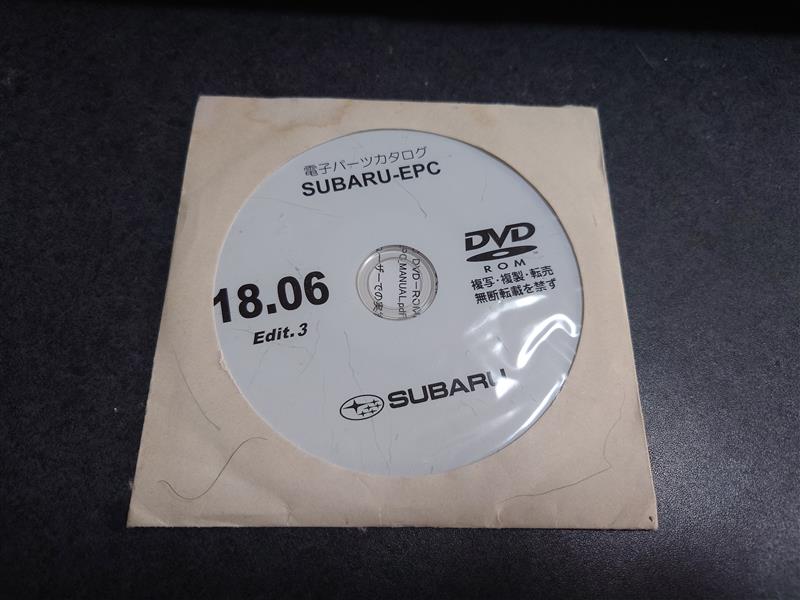 SUBARU-EPC電子パーツカタログWindows11対応作業（スバル レヴォーグ
