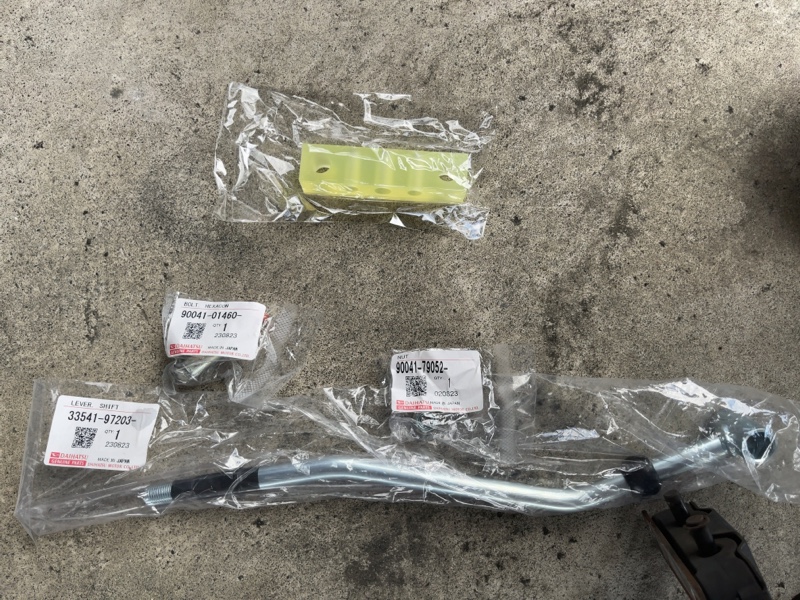 コペンショートシフト装着（ダイハツ エッセ・L235S/245S）by カツオ