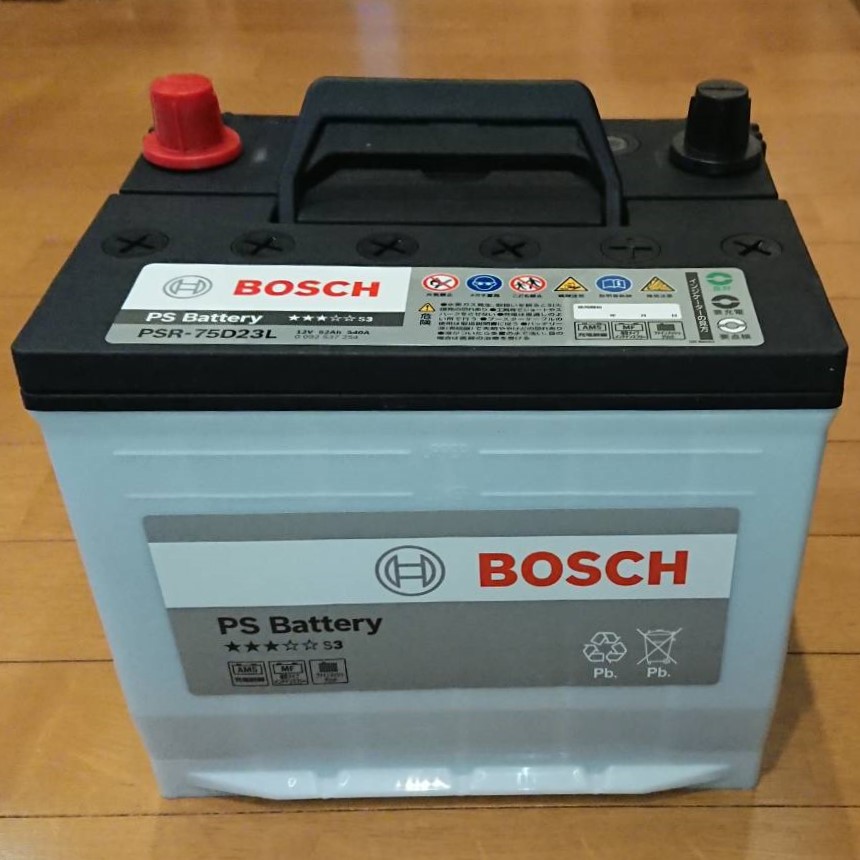 バッテリー交換 （BOSCH PSR-75D23L）（トヨタ アルファード・20系）by