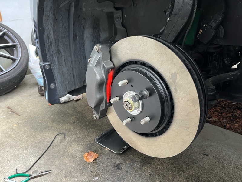 KB1レジェンドキャリパー装着の巻（ホンダ アコード ユーロR・CL7/8/9