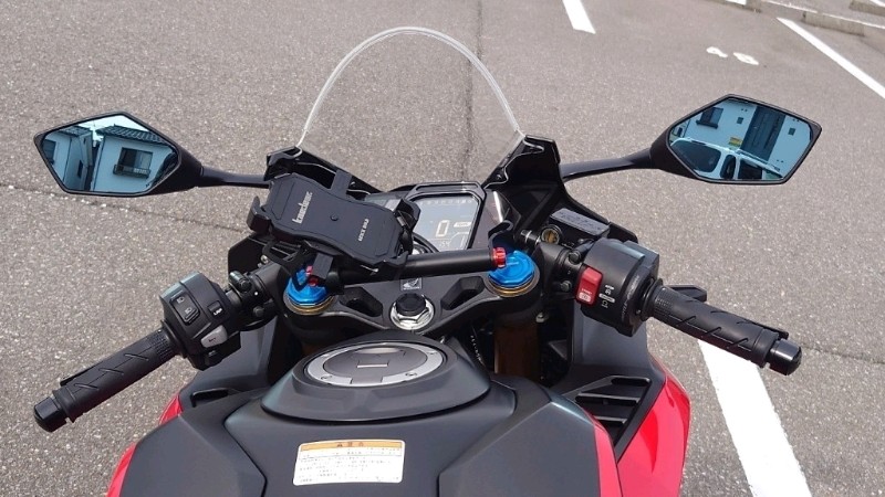 Daytona ハイビジブルーミラー取り付け（ホンダ CBR250RR(MC51)）by