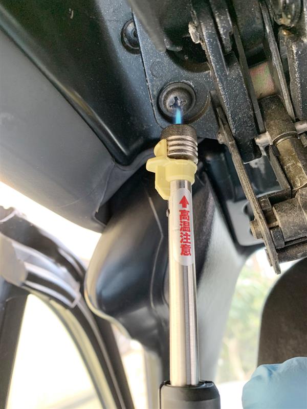 ハードトップ側トップロック固定ネジ 交換（成功編）（マツダ