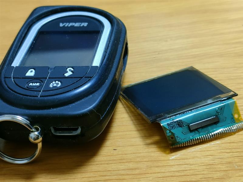 VIPER ページャー（リモコン）液晶交換他（スバル レヴォーグ・VM）by