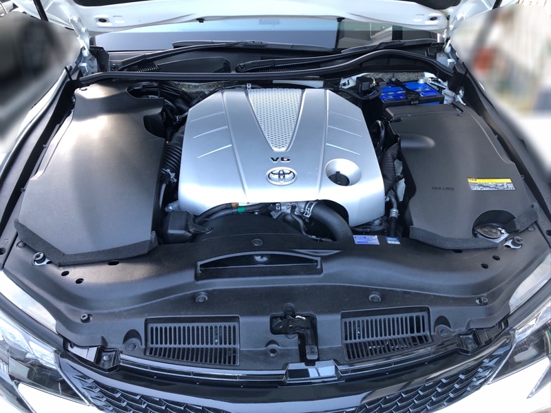 GRS200クラウン純正 エンジンルームカバー 加工取付（トヨタ マークX