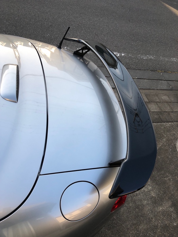 RX-8純正流用リアウィング仮付（マツダ ロードスター・NC）by ☆ててこ