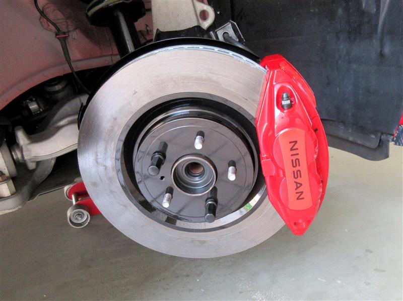 400R純正Fr.ディスクブレーキ(akebono)（日産 スカイライン