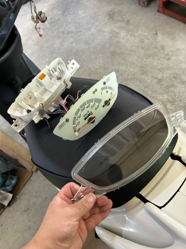 メータークラスターのリニューアル（ホンダ ライブディオZX）by 田なっ