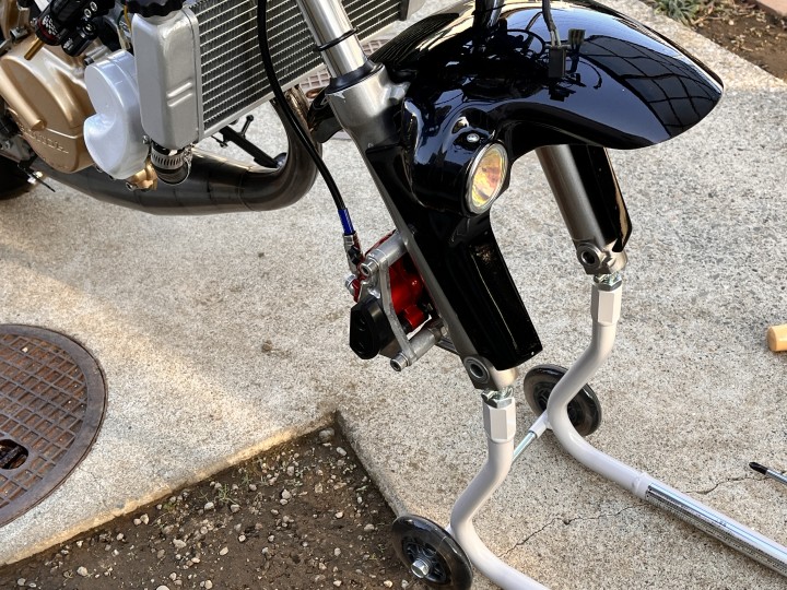 フロントフォーク交換（ホンダ NSR50）by ぼっくんRR - みんカラ