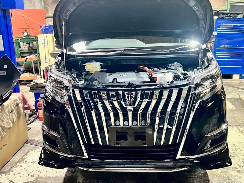 80系エスクアィア前期型から後期型へ トヨタダイナミックグリルと