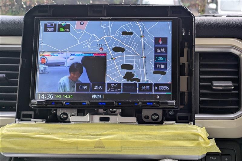 TVキット取付 ～SKX-S808～（スズキ クロスビー・MN71S）by とも☆4777