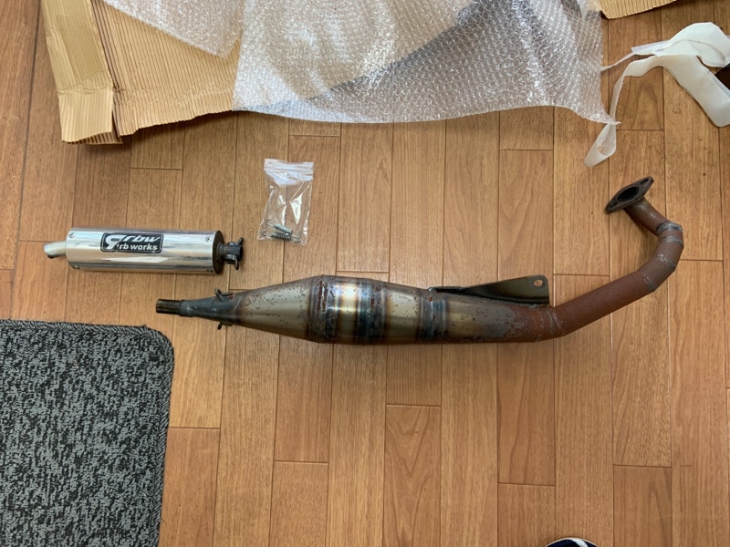 rb-works ストリートチャンバーに交換。（スズキ レッツII）by srh fab