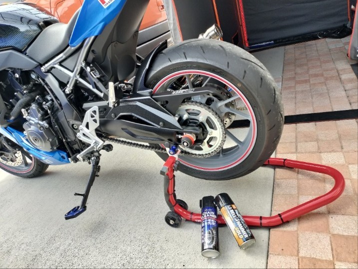 チェーンメンテナンス（スズキ GSX-8R）by jakker - みんカラ