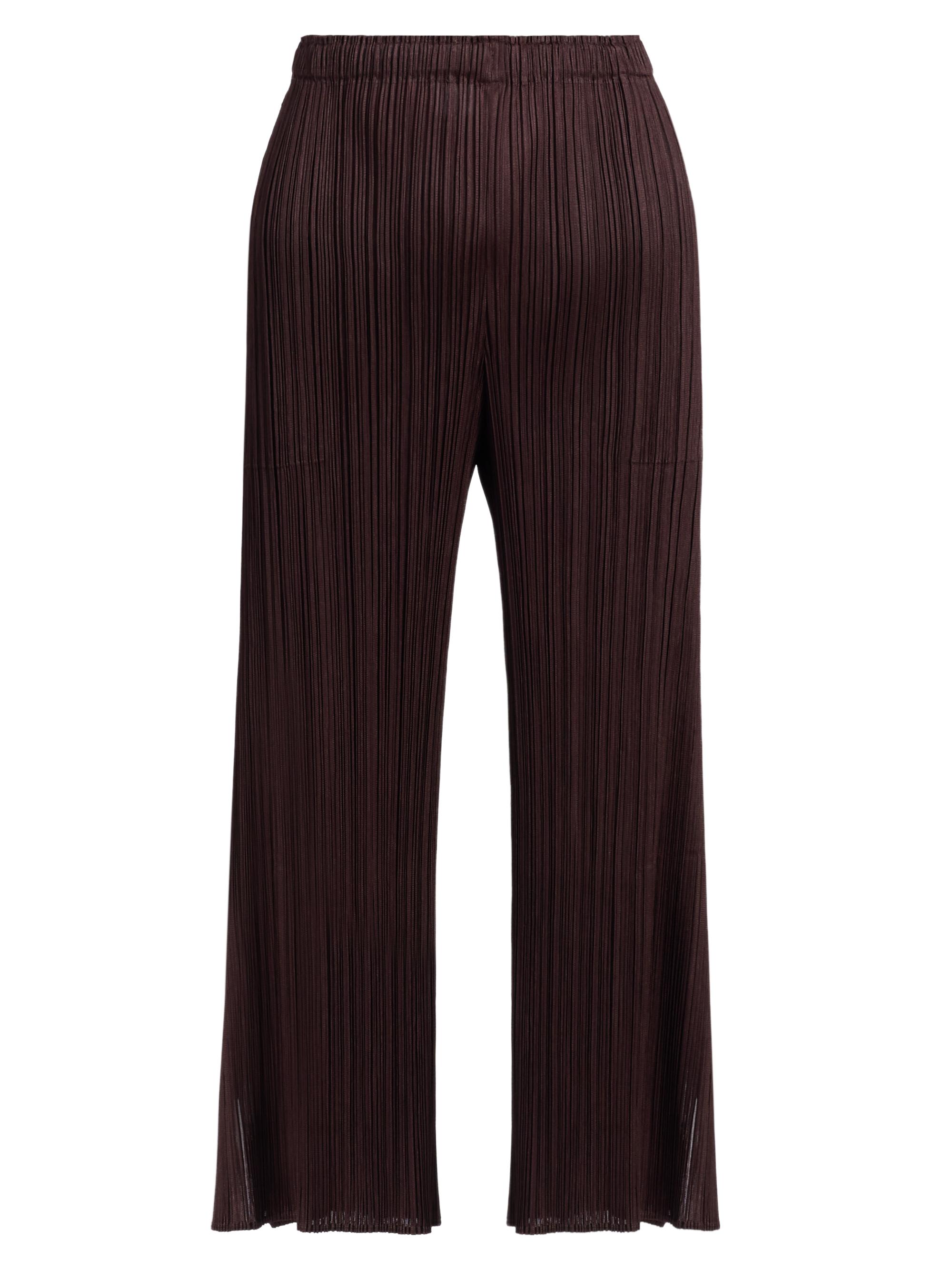 Pleats Please Issey Miyake Thicker Bottoms 1 Pleated Straight-Leg