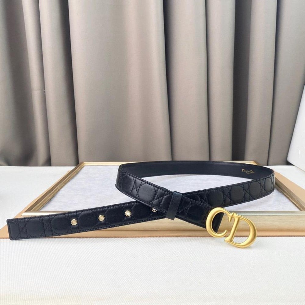 Christian Dior Black Women's Belt - E-SEVEN STORE