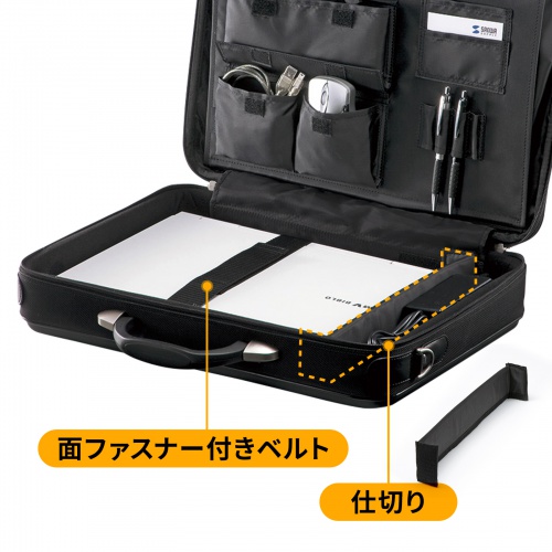 BAG-EVA7BKN【セミハードPCケース（16インチワイド・シングル