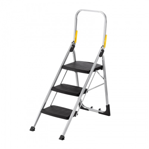 STL-3【作業用踏み台 3段】高いところに手が届く3段脚立。大きめの