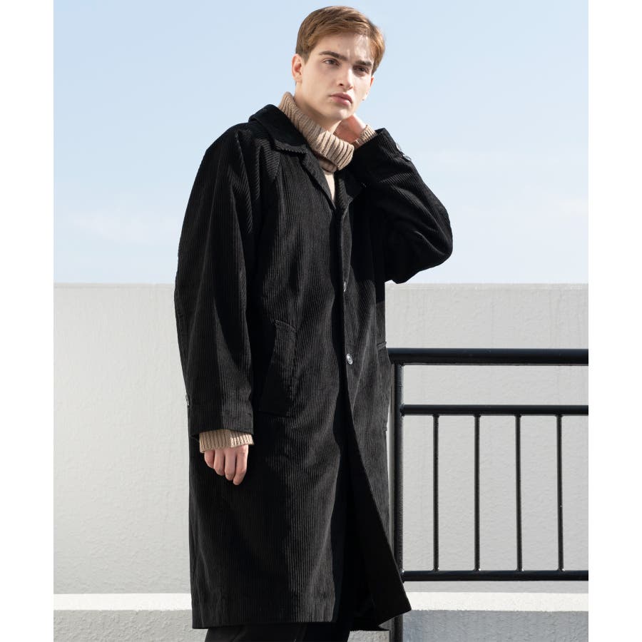 コーデュロイステンカラー メンズ コート全3色[品番：EH000005447]｜8