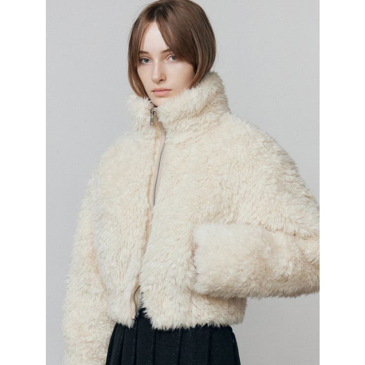 シングルミニボアブルゾン[品番：MKSW0066937]｜EMODA（エモダ）の