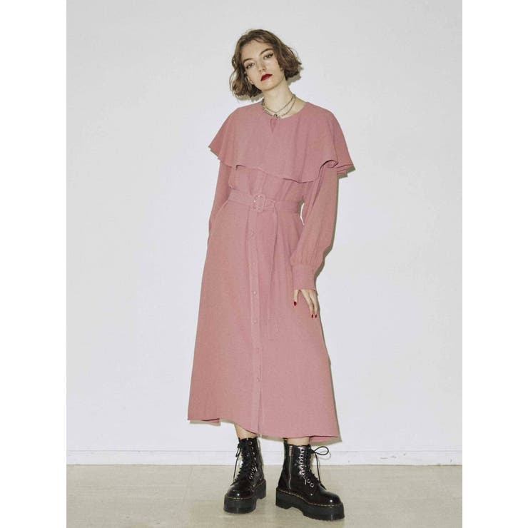 ケープワンピース[品番：MKSW0042698]｜jouetie（ジュエティ）の