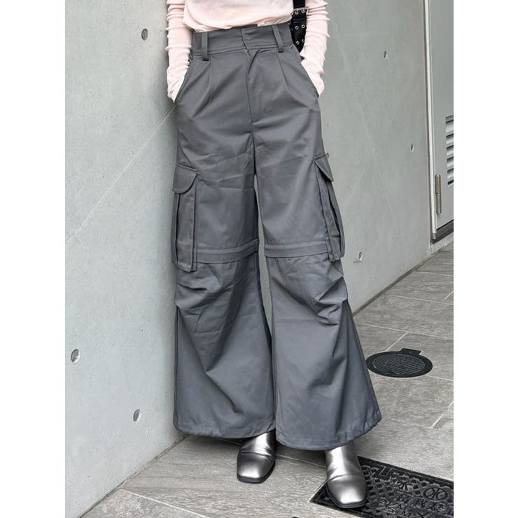 2WAYリボンベルトカーゴパンツ[品番：MKSW0061084]｜MURUA（ムルーア