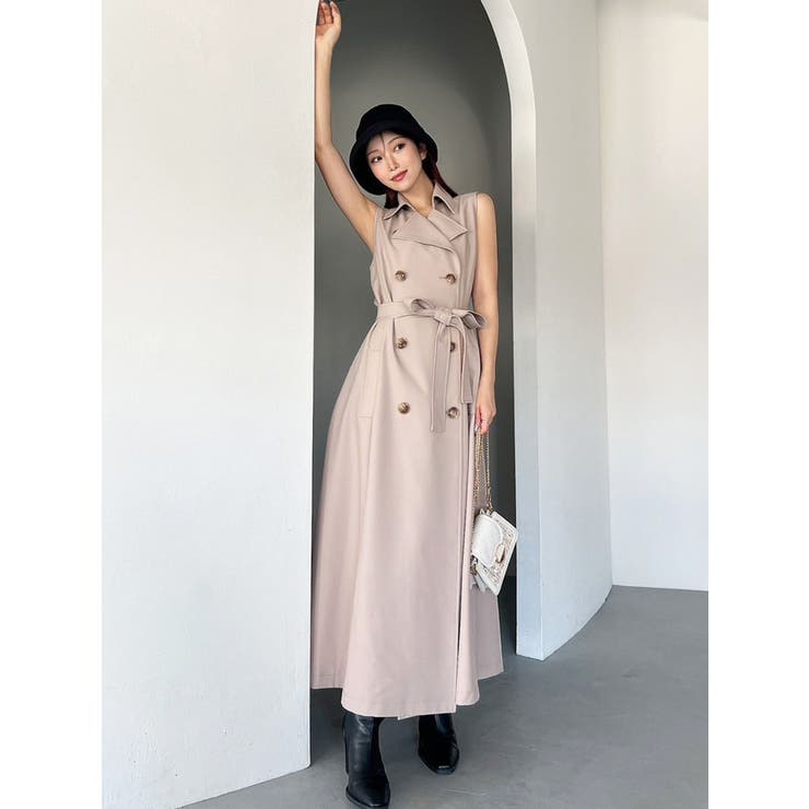 2WAY セパレートフレアトレンチコート[品番：MKSW0065667]｜RESEXXY