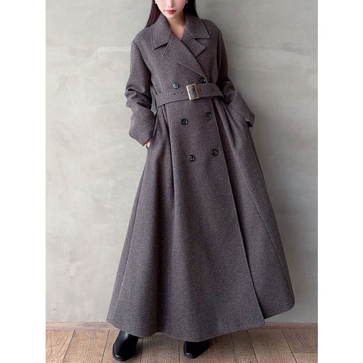 フレアデザインロングコート[品番：MKSW0066900]｜RESEXXY（リゼクシー